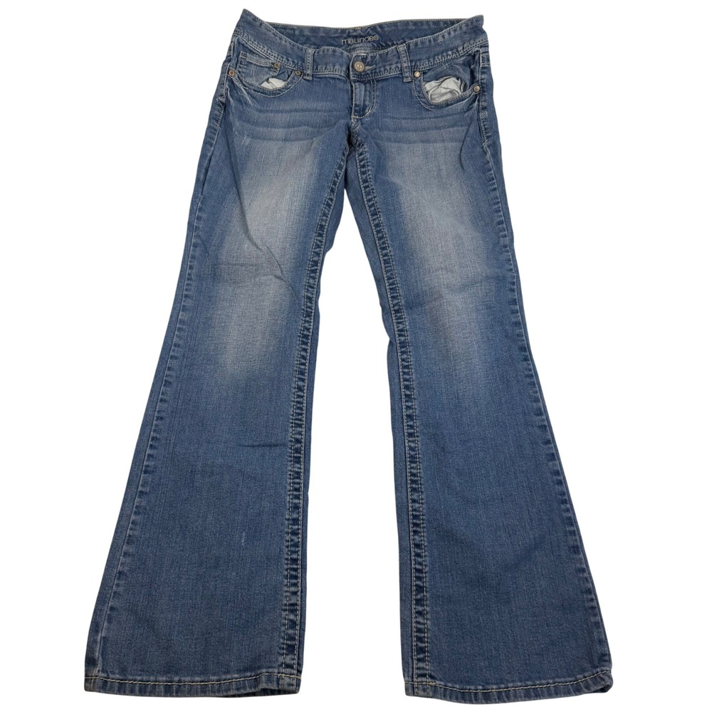 Maurices Womens Medium Wash Mid Rise Bootcut Jeans Blue Size 9/10 REG 5031